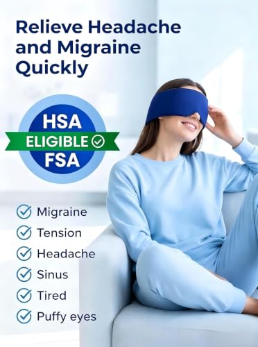 Cooling Gel Eye Mask for Puffy Eyes & Migraine Relief
