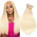 613 Blonde Straight Hair Bundles 18 20 22 Inch Virgin