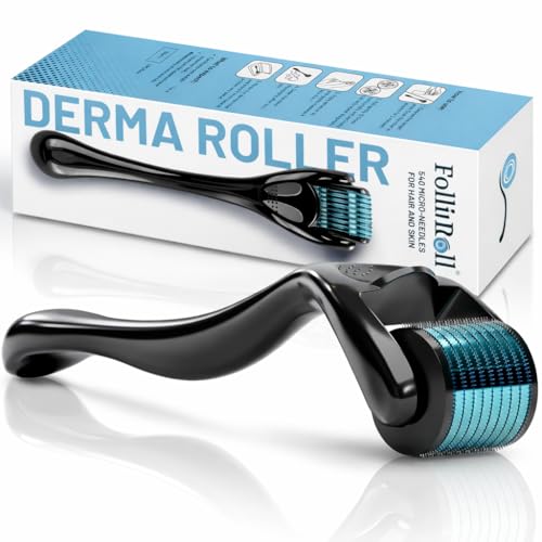 Derma Roller 0.3mm 540 Titanium Needles - Face & Scalp