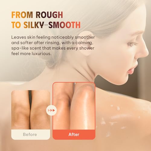 Exfoliating Brown Sugar Body Scrub with Coconut Shreds, Vitamins C, E & B5 ? Softens & Refreshes Look of Skin ? 8.8 oz