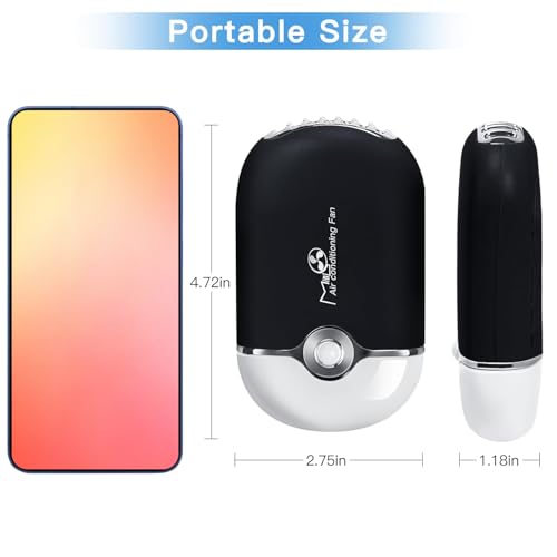 Mlogiroa Mini Lash Fan for Eyelash Extensions | Portable USB-C Dryer