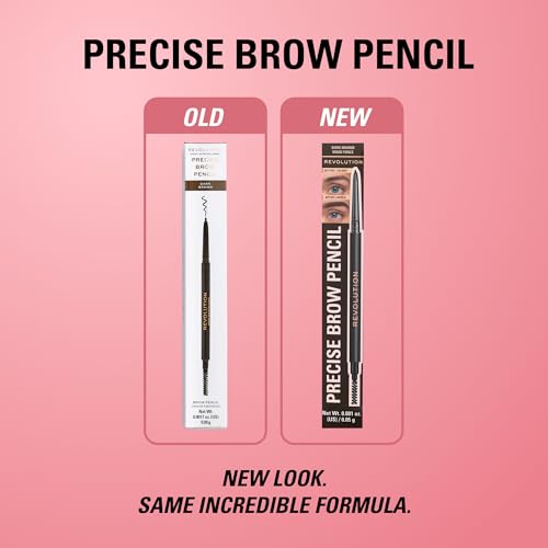 Revolution Precise Brow Pencil Dual-Sided with Spoolie Brush