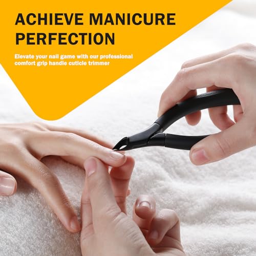 BEZOX Professional Cuticle Trimmer - 5mm Half Jaw Stainless Steel Nippers