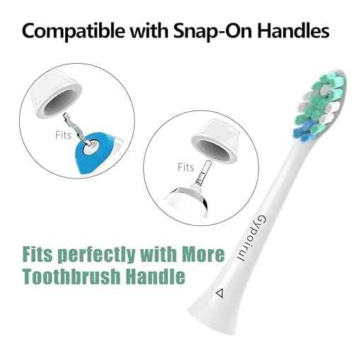 Toothbrush Replacement Heads Compatible with Philips Sonicare Replacement Heads, Electric Brush Head for 4100 5100 6100 9023 W Optimal Plaque Control 10 Pack