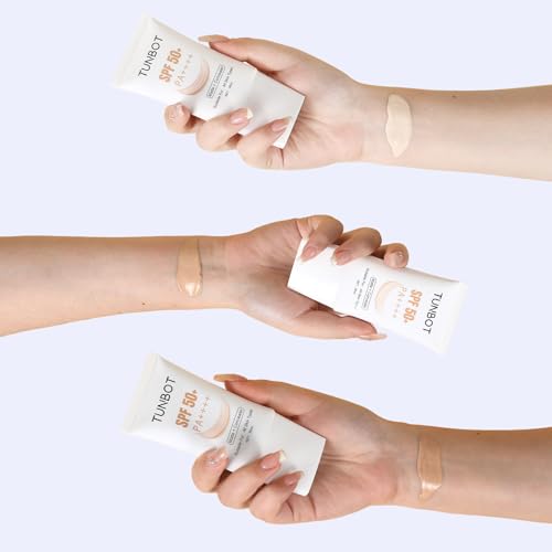 Tunbot Liquid Foundation SPF 50 - Full Coverage & Lightweight, 30ml
