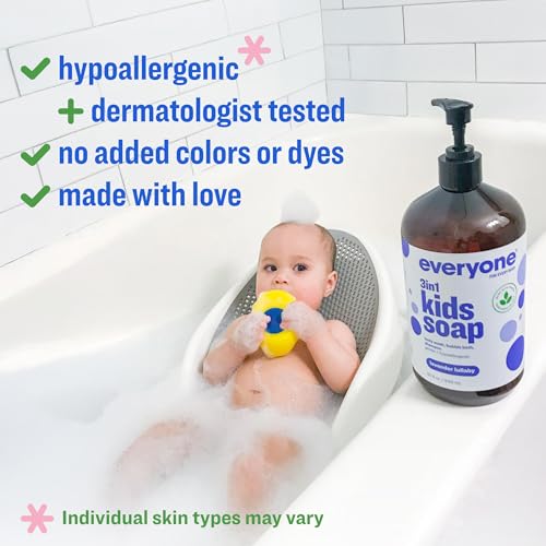 Lavender Kids 3-in-1 Soap, Bubble Bath & Shampoo - 32 oz (2-Pack)