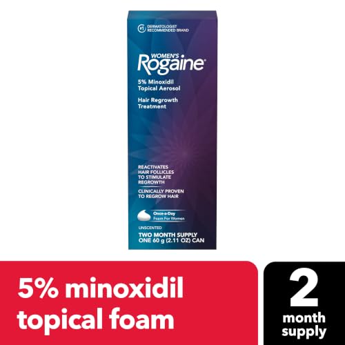 Women's Rogaine 5% Minoxidil Foam 2.11 oz - 2-Month Hair Loss Treatment