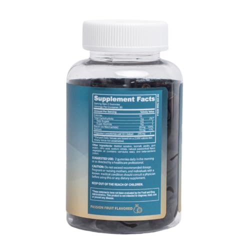 Inner Glow Sol Defense Gummies – Skin Health Vitamin with Polypodium Leucotomos, Niacinamide, Passion Fruit, 60 Sugar-Free