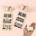 Mini Foldable Magnetic Makeup Palette - 2-Pack with Mirror & 10 Pans