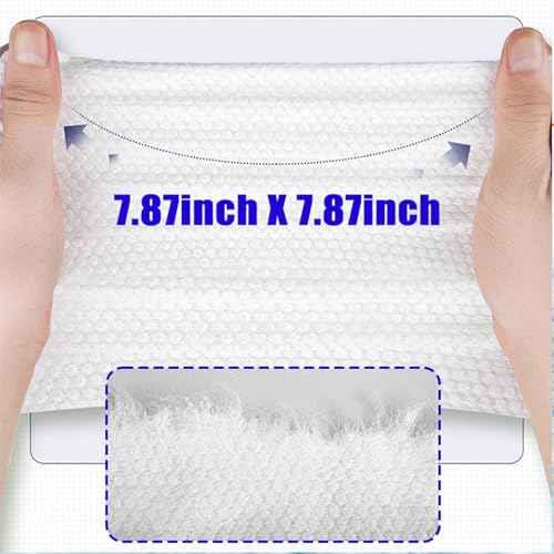 Face Towels Disposable,100 Count Ultra Thick face towels, Facial Wash Cloth for Sensitive Skin, Lint- free Facial Tissue, Skincare and Makeup Remover