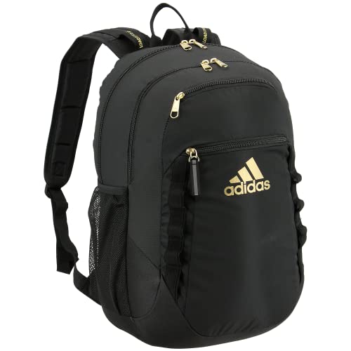 adidas Excel 6 Backpack, Black/Gold Metallic, One Size