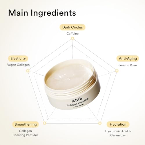 Abib Collagen Eye Care Duo ? Jericho Rose Eye Cream Tube & Jelly Eye Patches for Wrinkles & Fine Line with Jericho Rose Jelly, Korean Skin Care