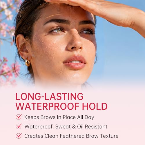 Clear Eyebrow Gel Waterproof Long-Lasting Precision Brush