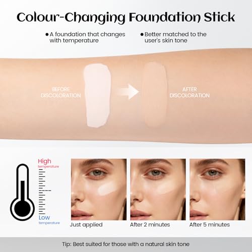 Color Changing Foundation Stick with Brush | LuLuTone