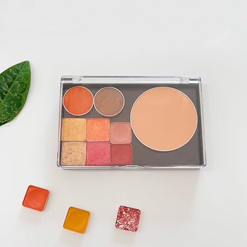 Small Magnetic Empty Eyeshadow Palette - 8 Pan Depotting Organizer