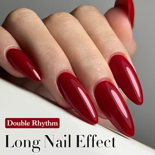 Double Rhythm Dark Red A1104 Gel Nail Polish 15ml Soak-Off Pure Color