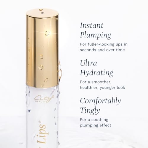 City Lips Plumping Lip Gloss - Hydrating & Volumizing Lip Shine