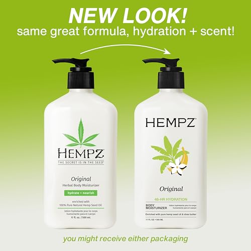 Hempz Original Hemp Seed Oil Body Moisturizer 17 Fl.Oz