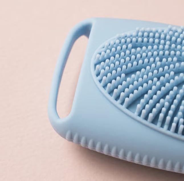 3-Pack 2-in-1 Silicone Travel Bottles with Scalp Scrubber