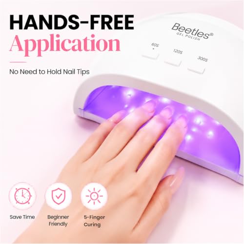 Beetles Nail Glue Gel for Acrylic Tips - 2Pc 20g UV