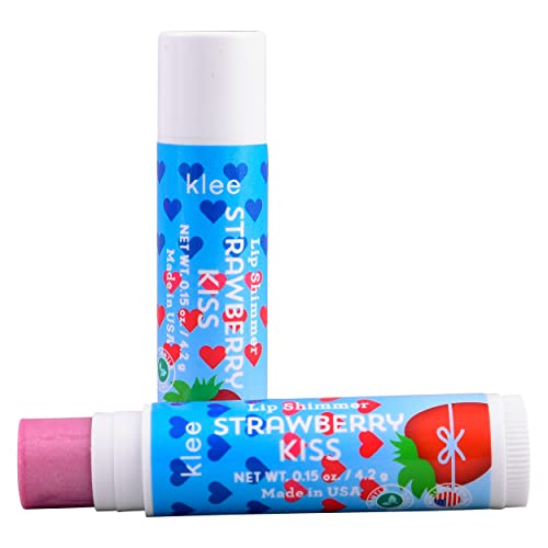 Klee Naturals Mineral Eye Shadow and Lip Shimmer Makeup Kit. Gentle and Non-Toxic. Kid-Friendly. Made in USA. (Wildflower Shimmer)