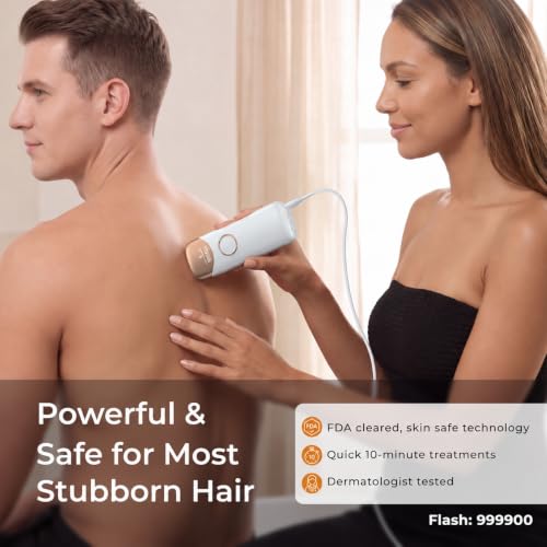 Ubroo Laser Hair Removal Device White - Hair Reduction in 2 Sessions