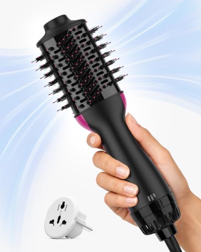 Aopant Mini Hair Dryer Brush 900W Dual Voltage Travel