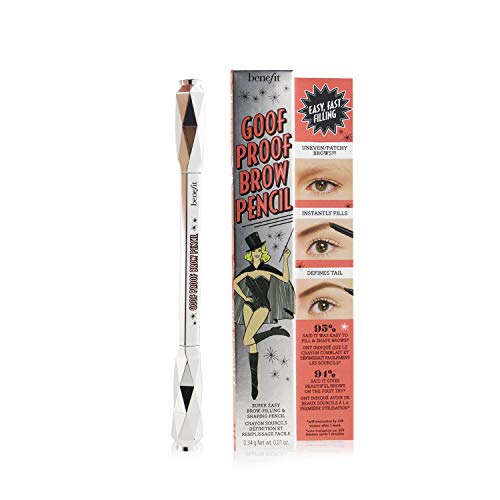 Benefit Goof Proof Brow Super Easy Brow Filling & Shaping Pencil # 4.5, 0.01 Fl Ounce, COSBEN287 (Pack of 2)