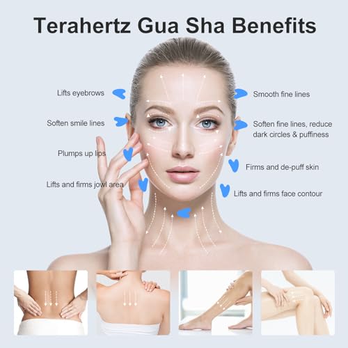 Terahertz Gua Sha Facial Tools Guasha Tool for Face Body Gua Sha Stone Lymphatic Drainage Massager