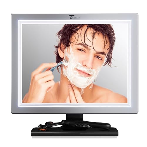 LED Fogless Shower Mirror with Squeegee | ToiletTree