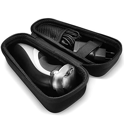 ProCase Carrying Case for Norelco Electric Shaver, Travel Carry Protective Bag for Norelco Men's Trimmer and Shaver 4500 3100 6400 9700 1150x 8900 1100, Father¡¯s Day Choice -Black