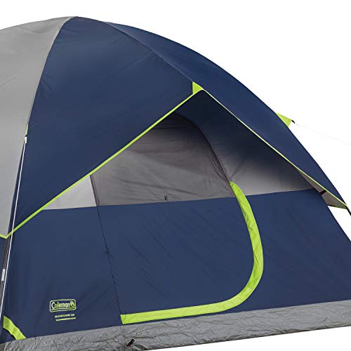 Coleman Sundome Camping Tent, 2/3/4/6 Person Dome Tent with Quick Setup and Included Rainfly for Wind & Rain Protection, Ideal for Camping, Festivals, Backyard, and Sleepovers