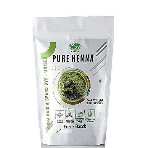 100% Pure Henna Powder for Hair - Red Color & Gray Coverage
