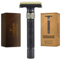 VIKINGS BLADE Adjustable Double Edge Safety Razor + Luxury Case. Smooth, Reusable, Eco-Friendly (The Emperor ¡°Augustus¡±)