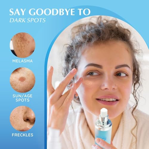 EnaSkin Dark Spot Remover for Face: Hyperpigmentation Body Treatment for Freckles Melasma Age Spot Sun Spot - Dark Spots Corrector Serum for Women and Men (2.0 Fl Oz)