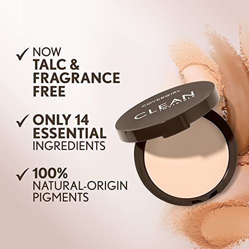 Covergirl Clean Invisible Pressed Powder - Vegan, Talc-Free, 0.38oz