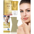 AH-8 Neck and Eye Cream Set with Electric Massage Tightening, Anti-Wrinkle Treatment with Red Light, Deep Moisturizer Bundle Care (neck cream and neck tap)