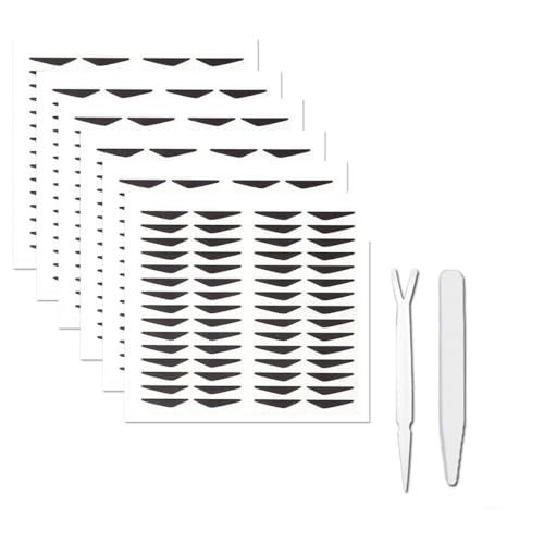 300-Pc Winged Eyeliner Stickers - Waterproof Cat Eye Stamp