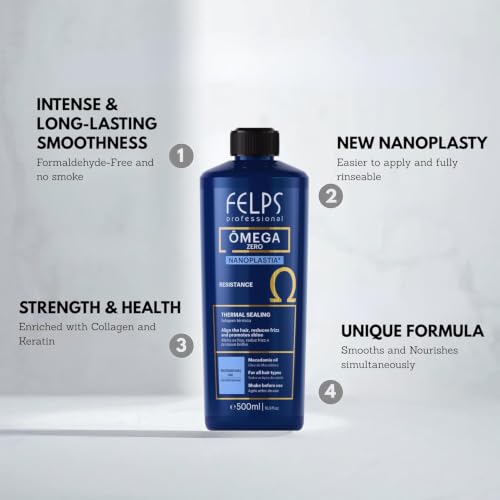 Felps Omega Zero Nanoplastia Hair Straightening Treatment 3.38oz