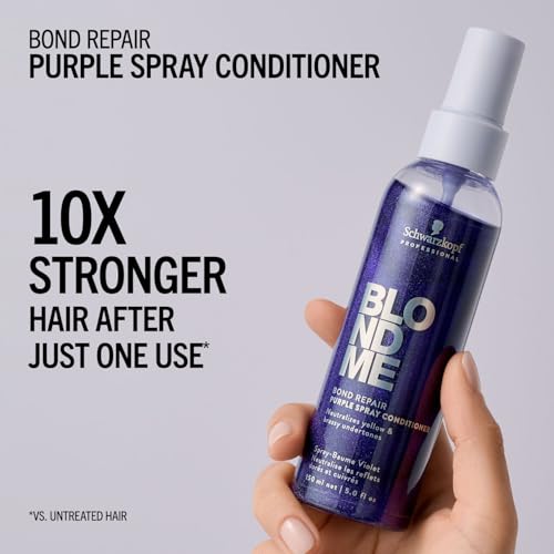 BlondMe Bond Repair Purple Spray Conditioner for Blonde Hair