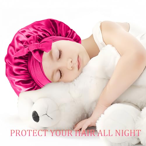 Satin Bonnet for Kids Hair Protection | Silk Sleep Cap