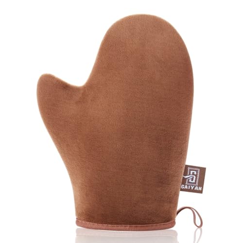 GAIYAH Self Tanning Mitt Applicator with Thumb Grip