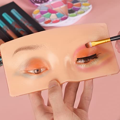 JimKing 3D Silicone Makeup Practice Face for Eyelash Extensions