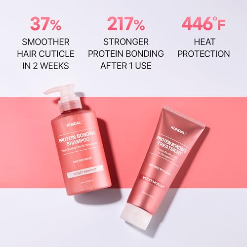 KUNDAL Glow Edition Violet Muguet Protein Bonding Shampoo & Conditioner Set