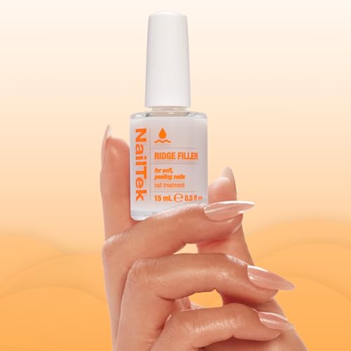 Nail Tek Ridge Filler Formula 2 - Strengthening Base Coat for Soft Nails