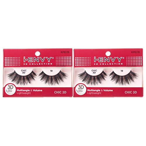 i-Envy 3D Glam Collection Multi-angle & Volume Lashes 2 Pack