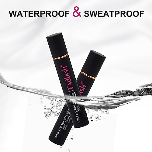 FADLASH Eyelash Glue - Strong Hold, Waterproof, Latex Free