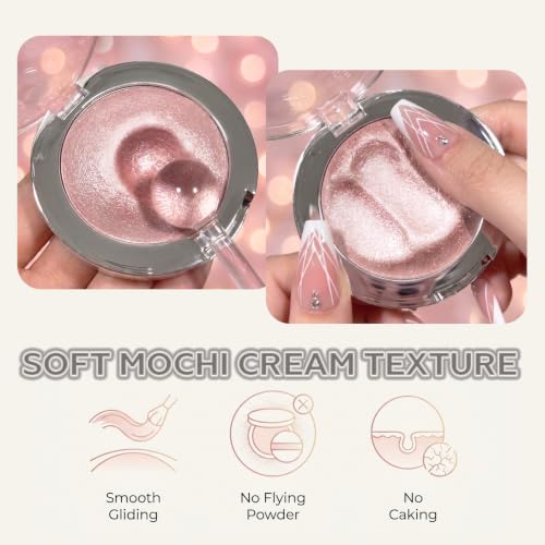 Pink Gel Highlighter with Glass Skin Glow – Waterproof & Long-Lasting