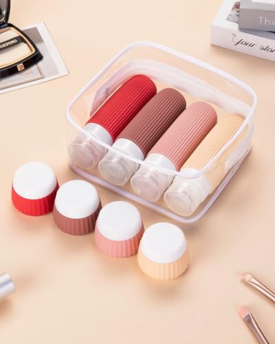 TSA-Approved Travel Toiletries Bottles & Jars 8-Pack