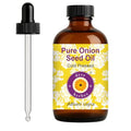 d?ve herbes Onion Seed Oil (Allium cepa) with Glass Dropper | Cold Pressed | Pure | Natural | For Diluting Essential oils | For Hair, Skin & Massage | Non-Sticky| Lightweight| Unisex | 120ml (4 oz)